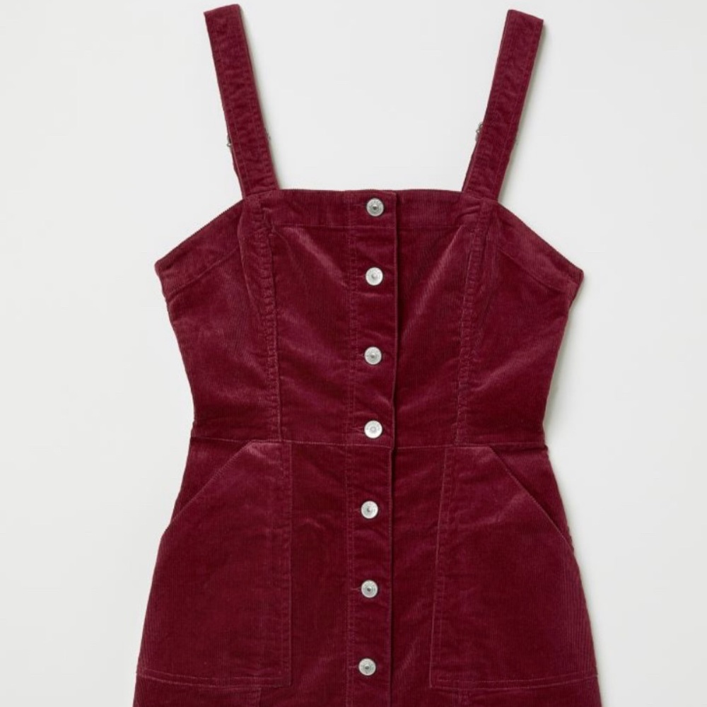 Burgundy corduroy dress—NWT!